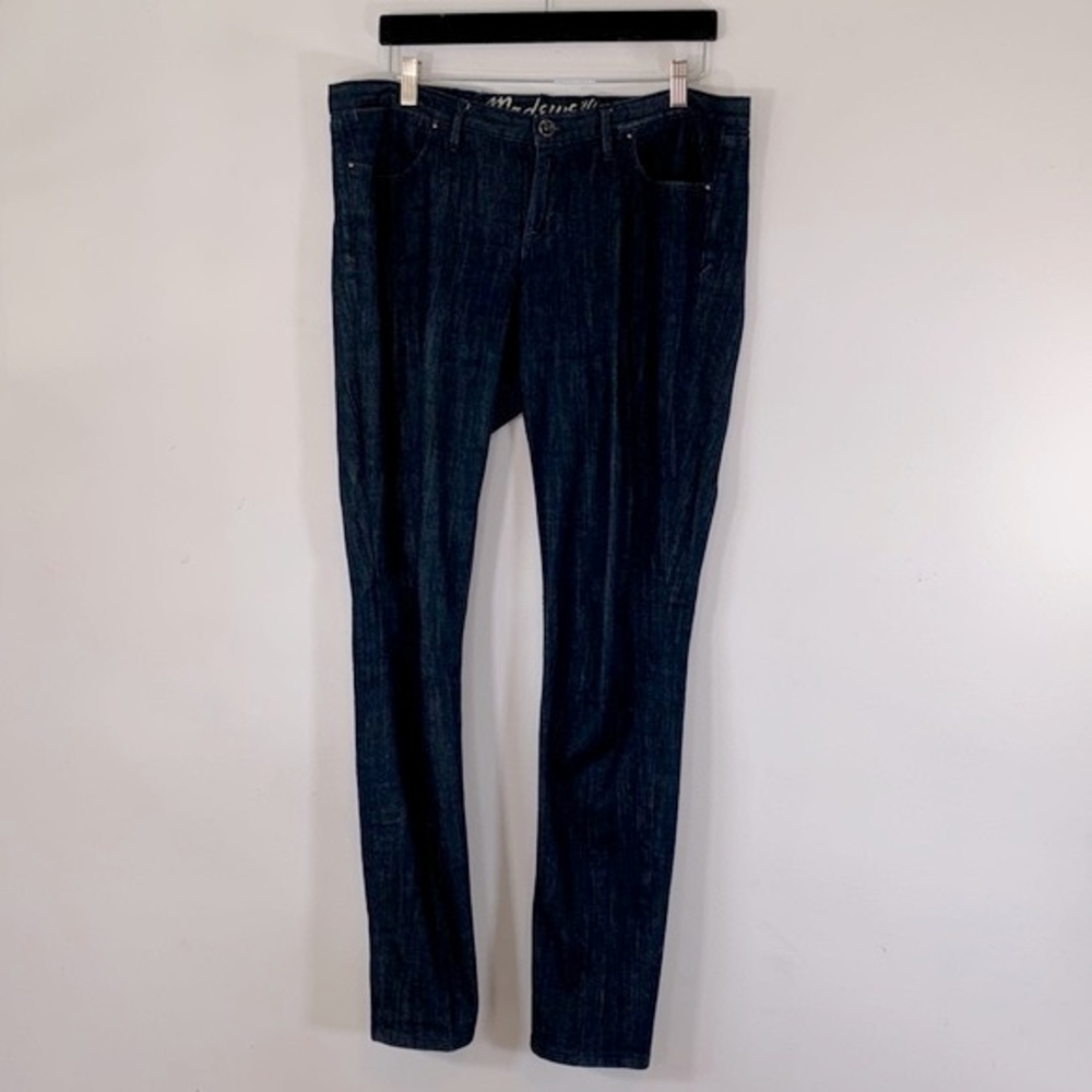 Madewell 37’S Mid-Rise Skinny Women’s Size 32X32 Dark Wash Stretch Jean